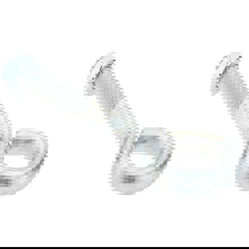 1/2-13, Zinc-Plated Finish, Steel Wire Turned Open Eye Bolt